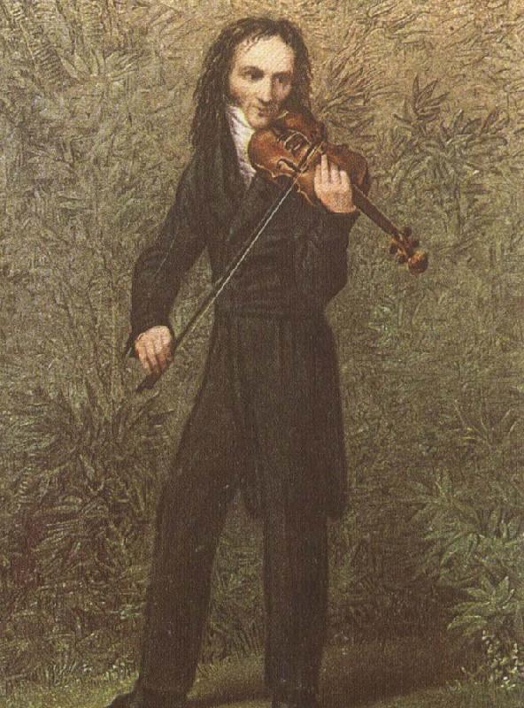 georges bizet the legendary violinist niccolo paganini in spired composers and performers china oil painting image
